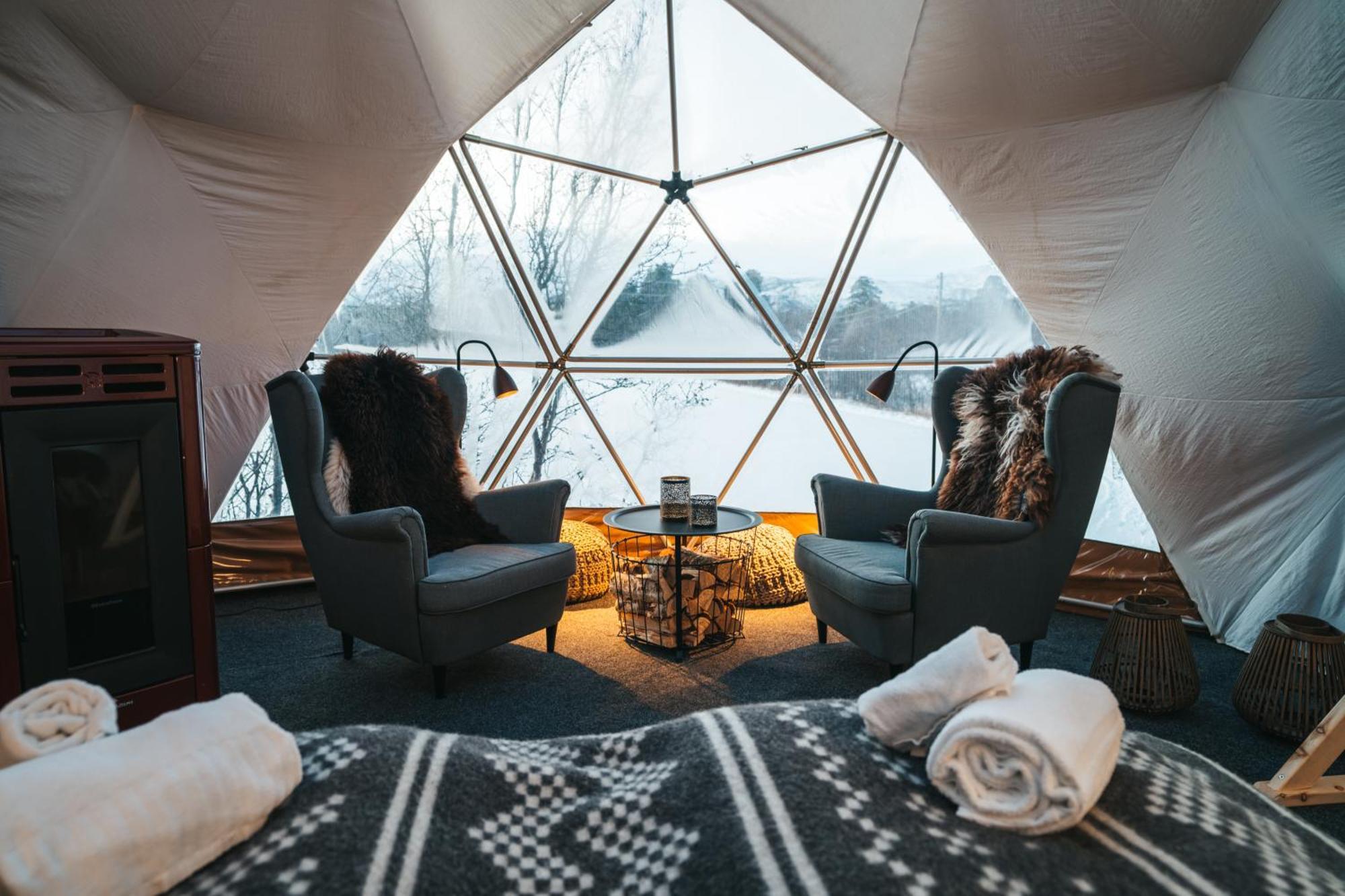טרומסה Aera - Glass Cabins מראה חיצוני תמונה